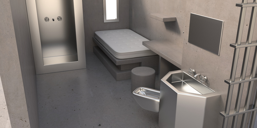 How do I design a toilet suite for a prison?